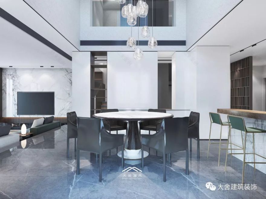 绍兴上虞别墅现代简约轻奢设计案例-26