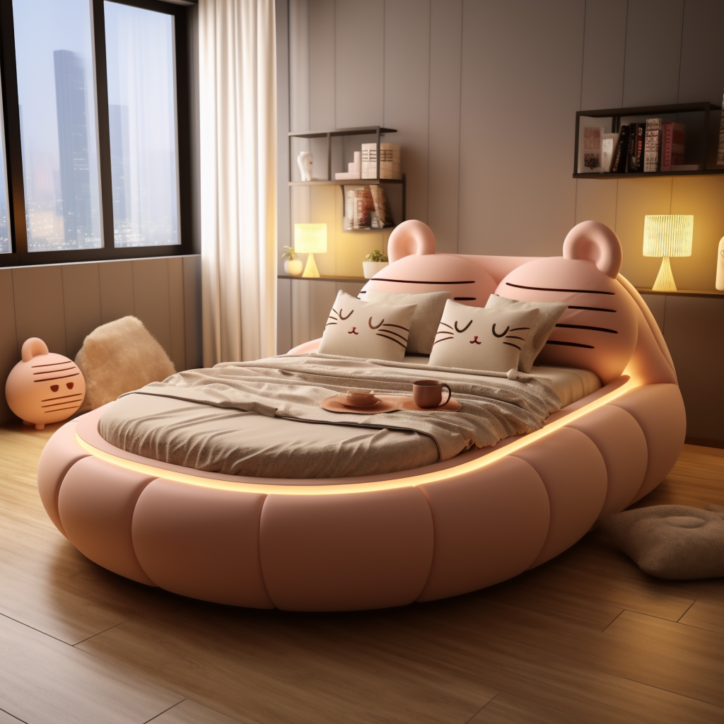 猫猫幻梦:仿生猫床卧室设计-20