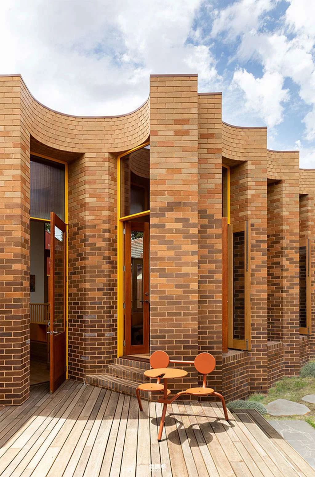 澳洲墨尔本与众不同的装饰艺术风格砖砌住宅-6