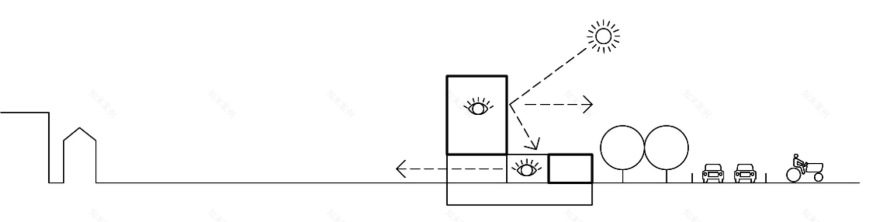 雷恩城市总部 | 对角线形式的对话与融合-37