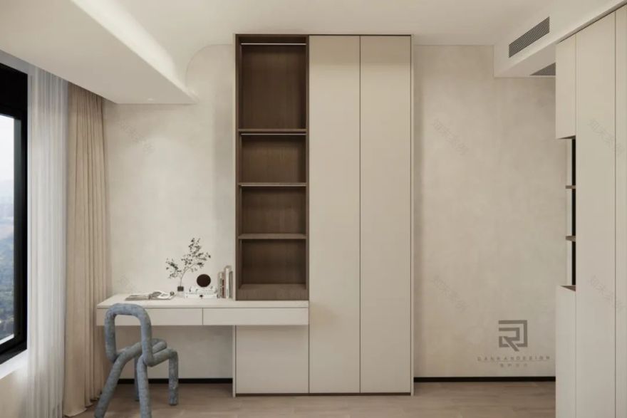 嘉陵江天 · 220㎡天际大平层的阔景设计与生活品味丨中国渝北丨澹然团队,橙色软装-67