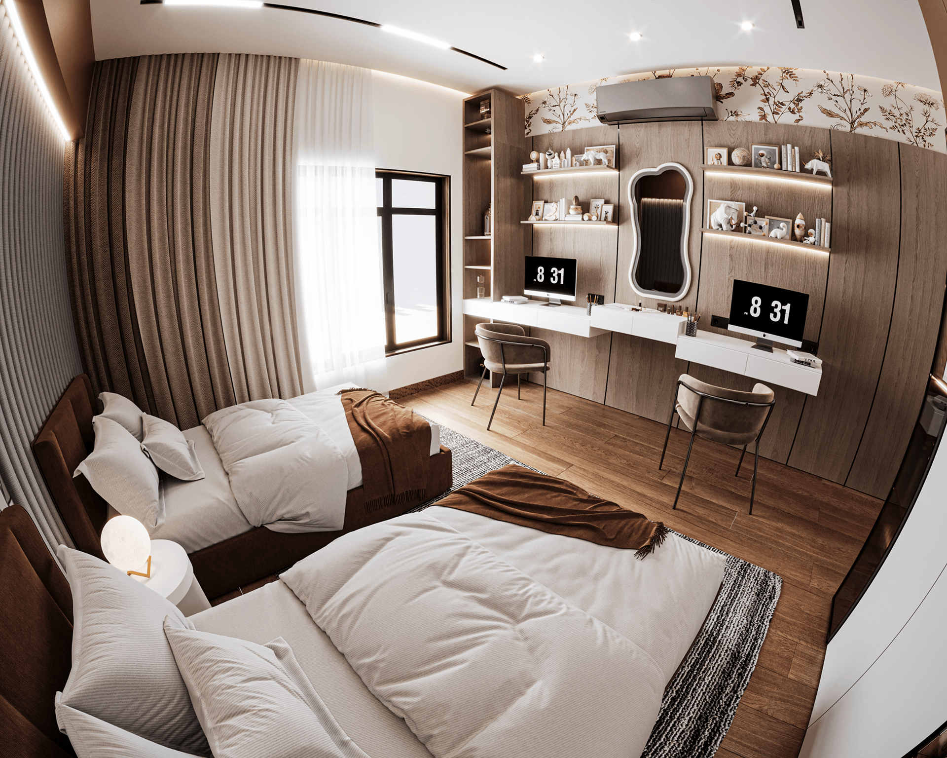 女孩卧室丨埃及丨Basic studio Desgins-21