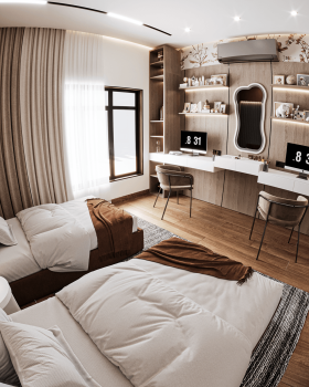 女孩卧室丨埃及丨Basic studio Desgins