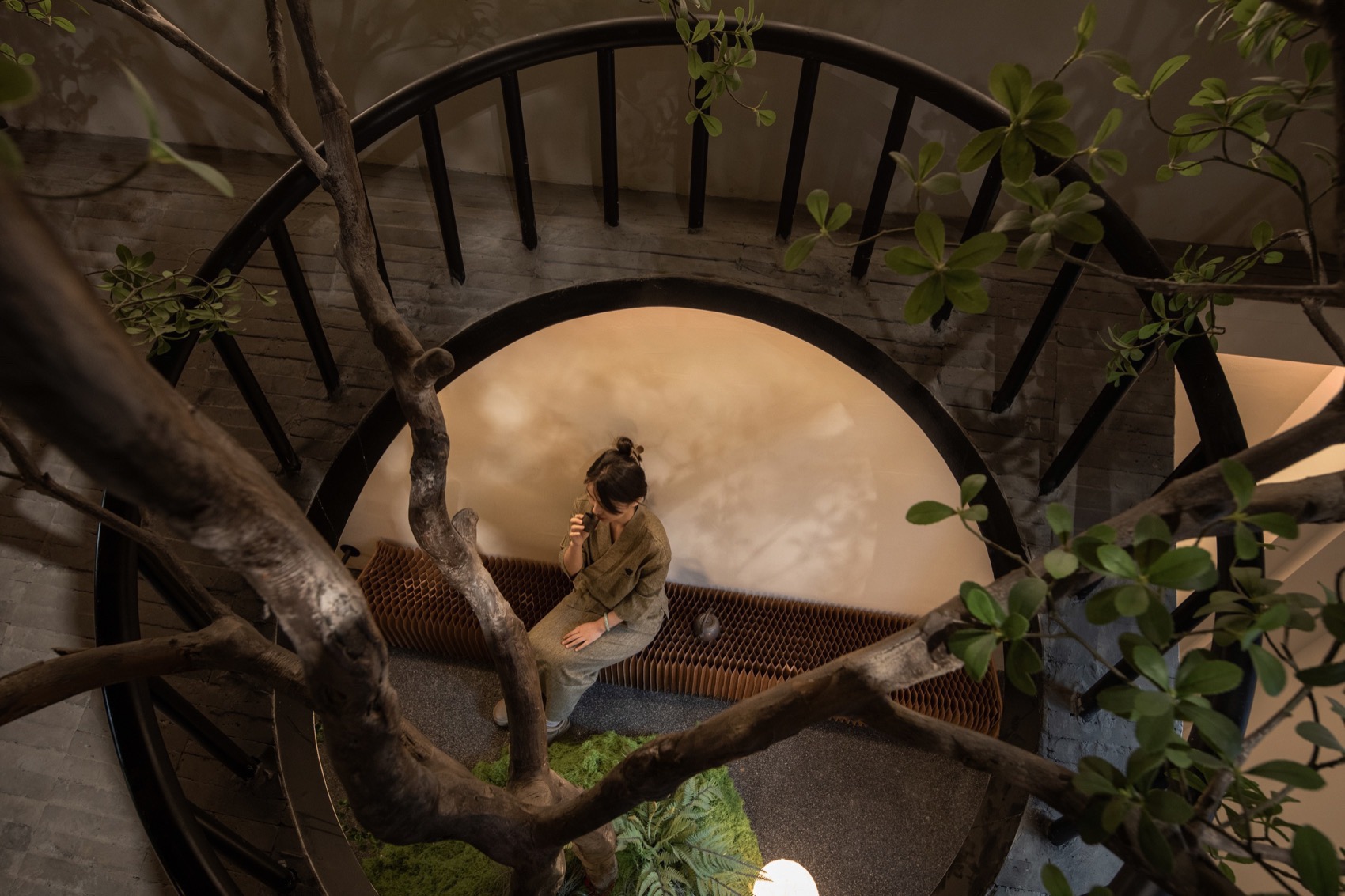 致朴茶肆丨中国太原丨斑斓空间设计-35