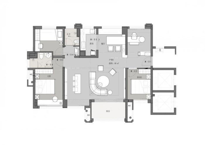 隆腾盛世花园 11 号楼样板房 A,D,E 户型丨中国惠州丨SD Design-44