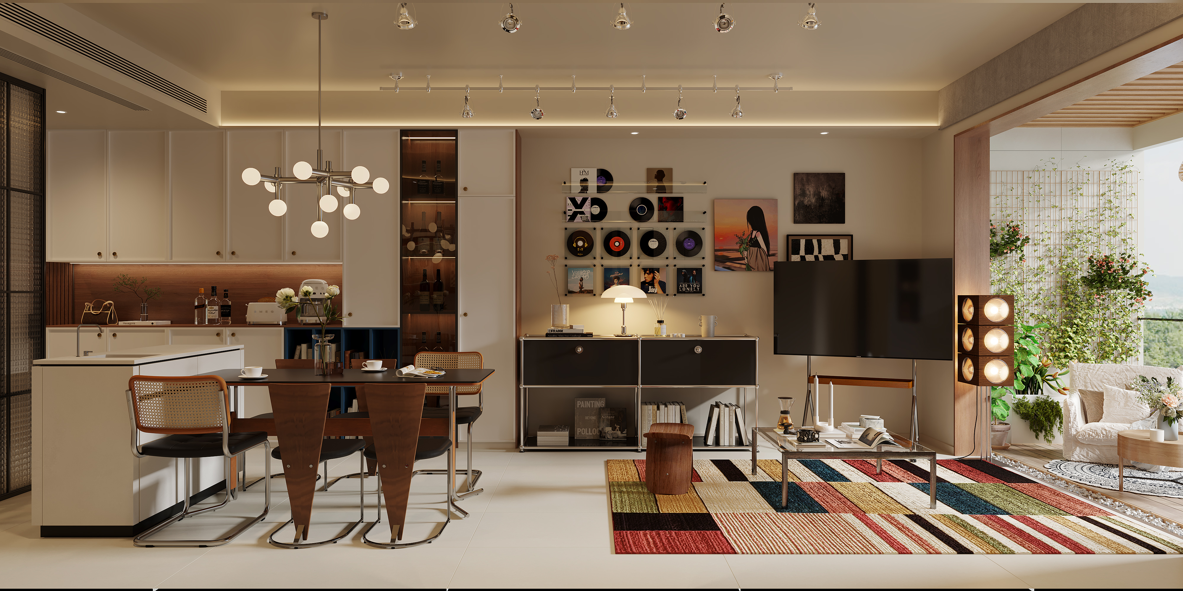 包豪斯风格居住空间设计-7