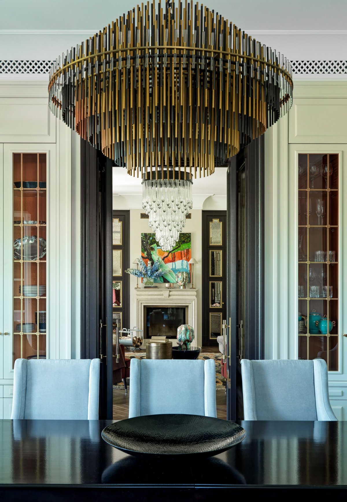 莫斯科郊区现代经典公寓设计-4