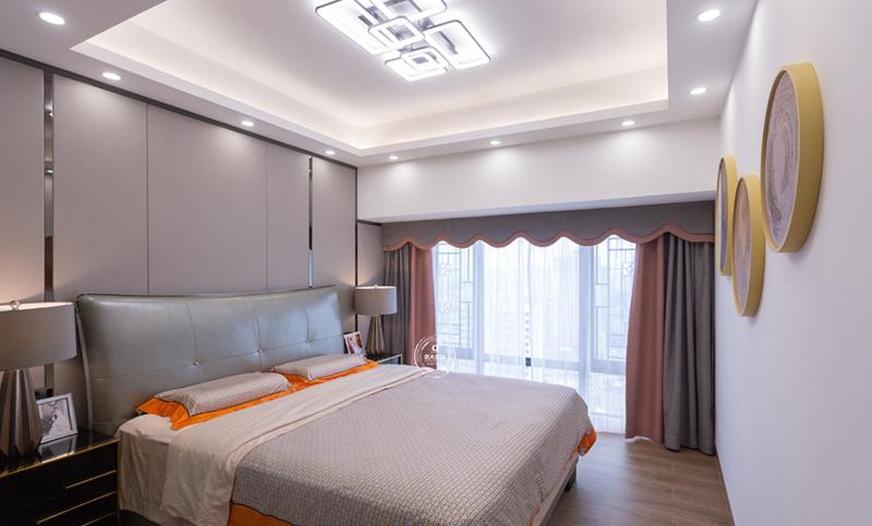 现代简约三居，落地实景惊艳亮相-7