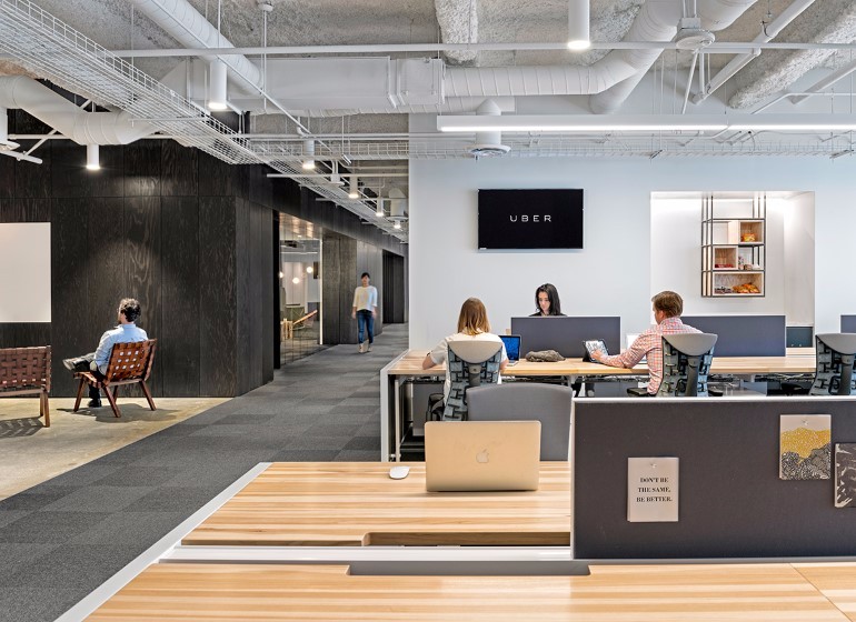 旧金山：现代极简的Uber办公室大楼-13
