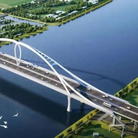 横沥岛尖中轴涌4号桥合龙,打造“一桥一景”特色景观-47