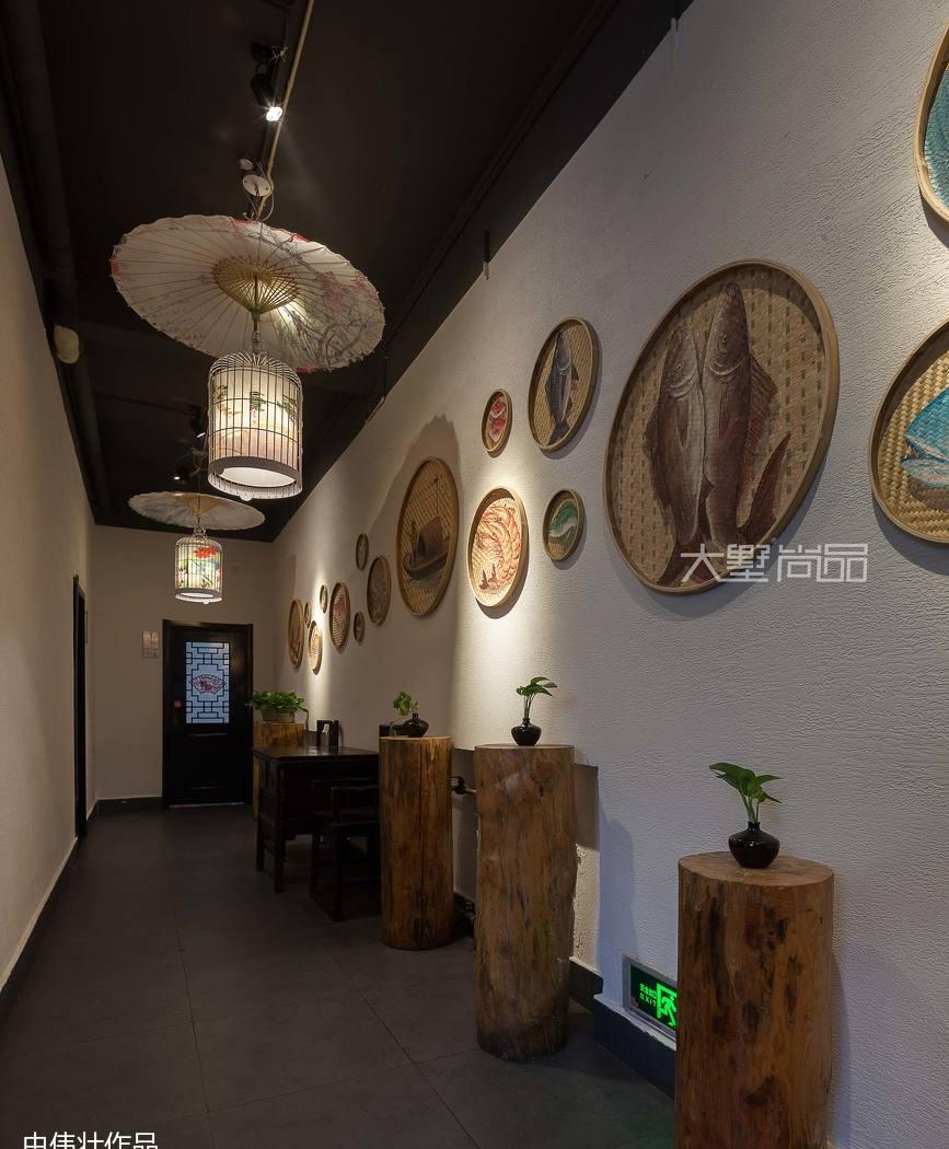 大墅尚品·复古风格鱼头故事中餐厅设计-12