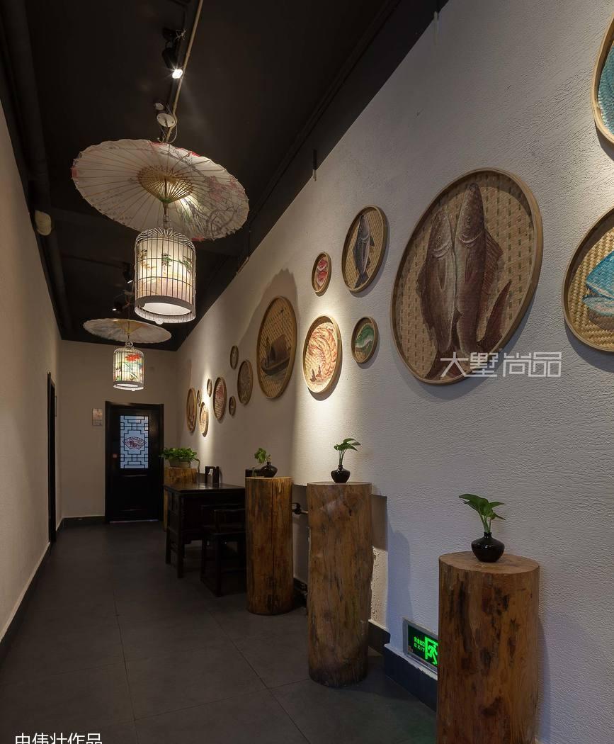 大墅尚品·复古风格鱼头故事中餐厅设计-12