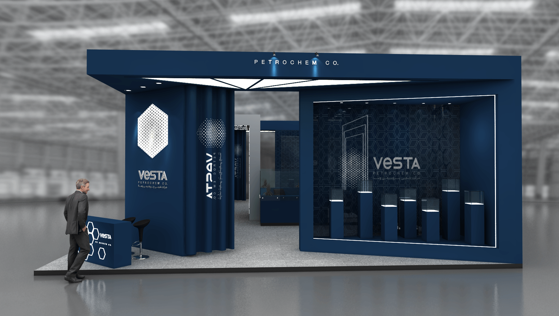 Vesta Petrochem 展览展台设计-9