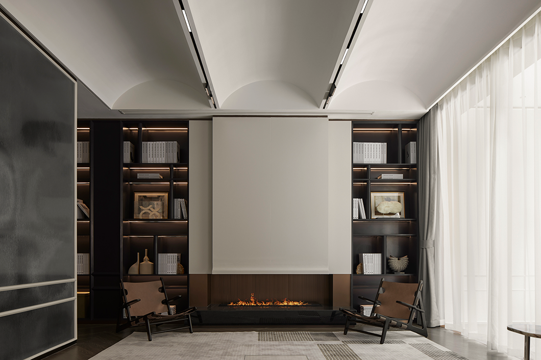 353㎡简奢豪宅丨岳蒙设计-17