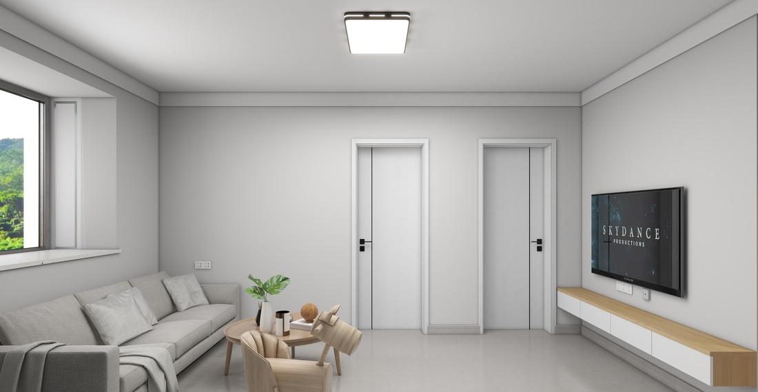 100 平现代简约三室两厅住宅设计-2