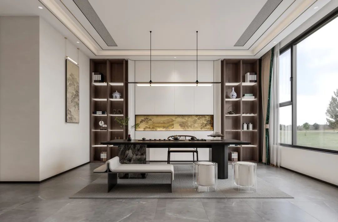 漂亮优雅  现代中式别墅（上）-12