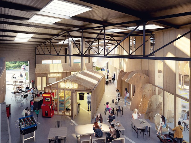 Bliiida工业废弃地改造为第三空间项目丨法国丨GHA Architectes等-4