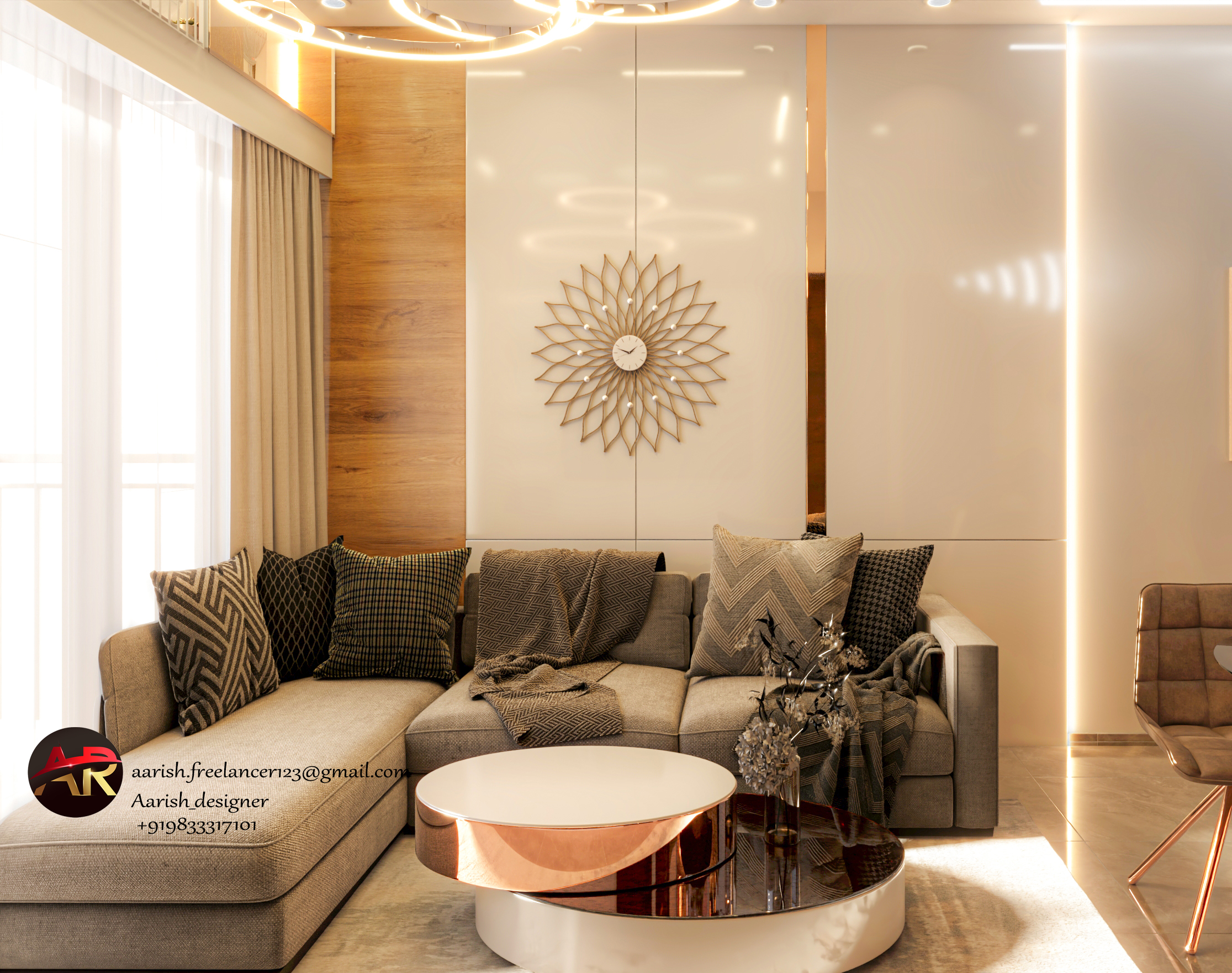 INDIA-MUMBAI ...1bhk APARTMENT 3D DDESIGN-5