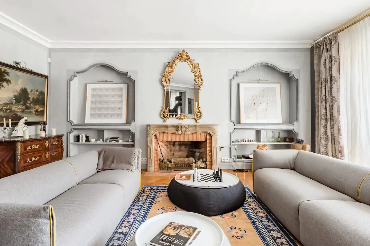 巴黎时尚公寓，古典与设计的完美融合-1