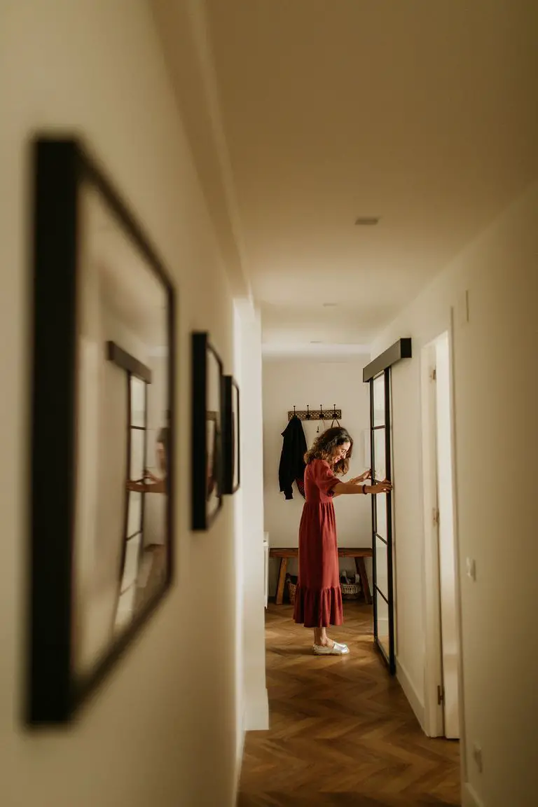 西班牙家庭公寓的工业风办公室设计-11