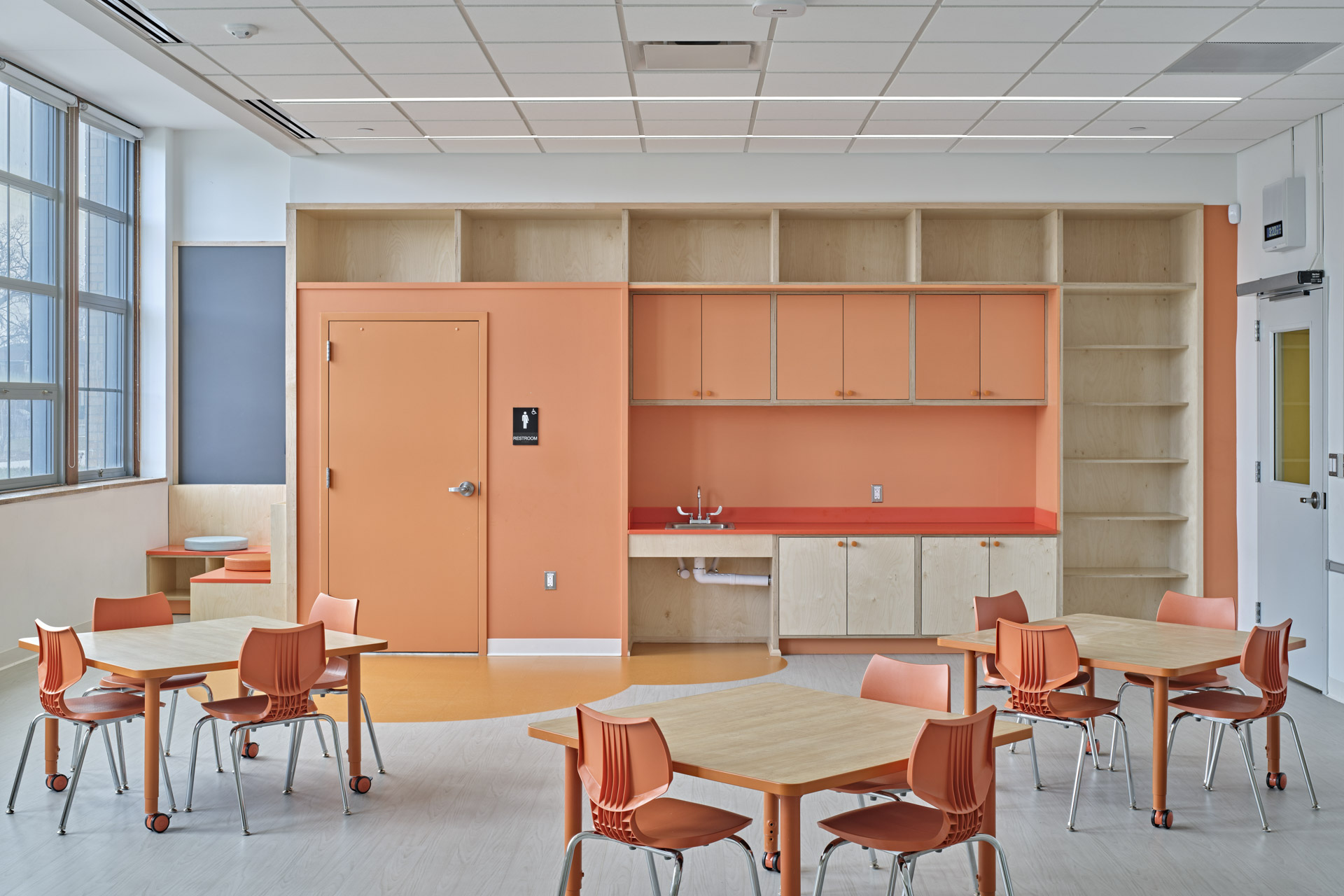 底特律某小学改造项目丨美国底特律丨PLY+ Architecture,MPR Arquitectos-9