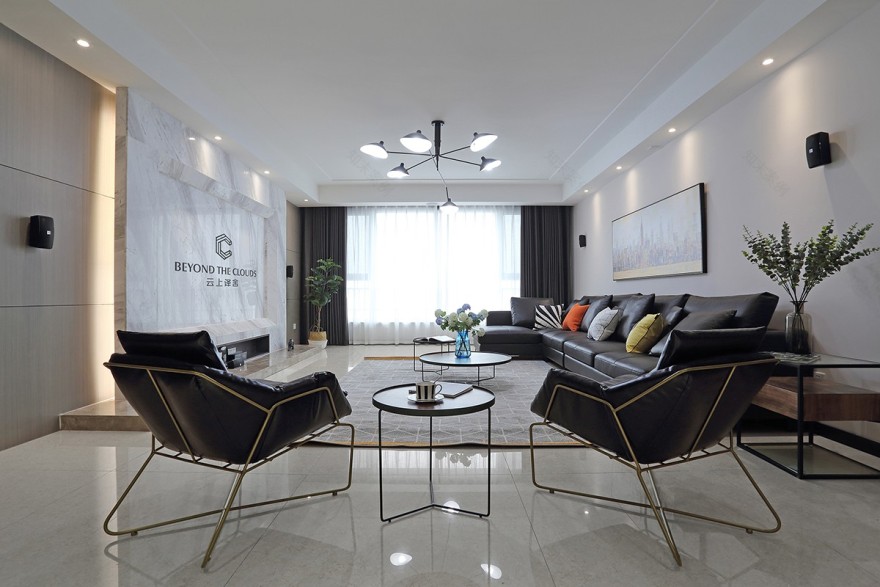 平层丨170㎡现代住宅 云上译舍-13