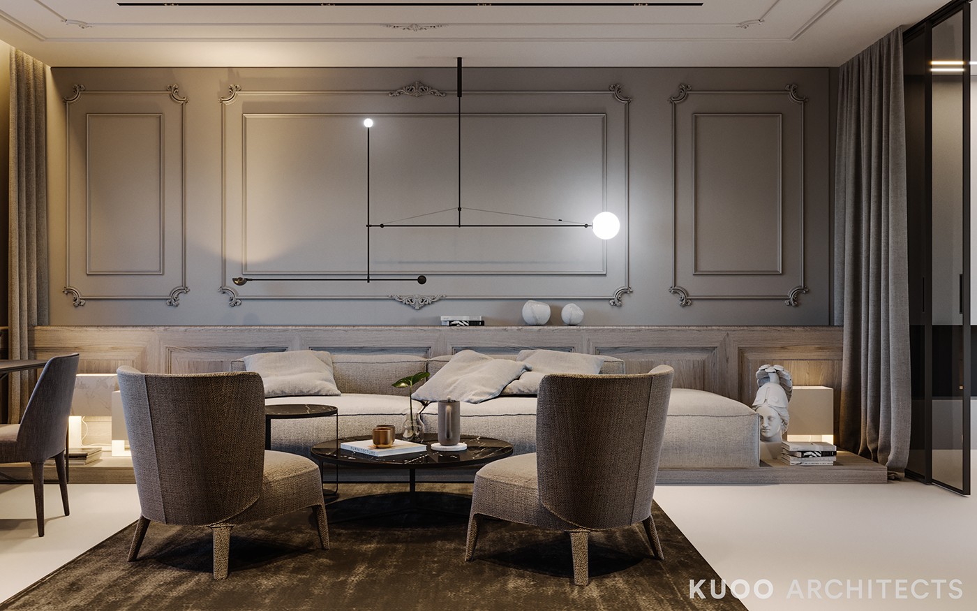 优雅格调·伦敦住宅  KUOO ARCHITECTS-13