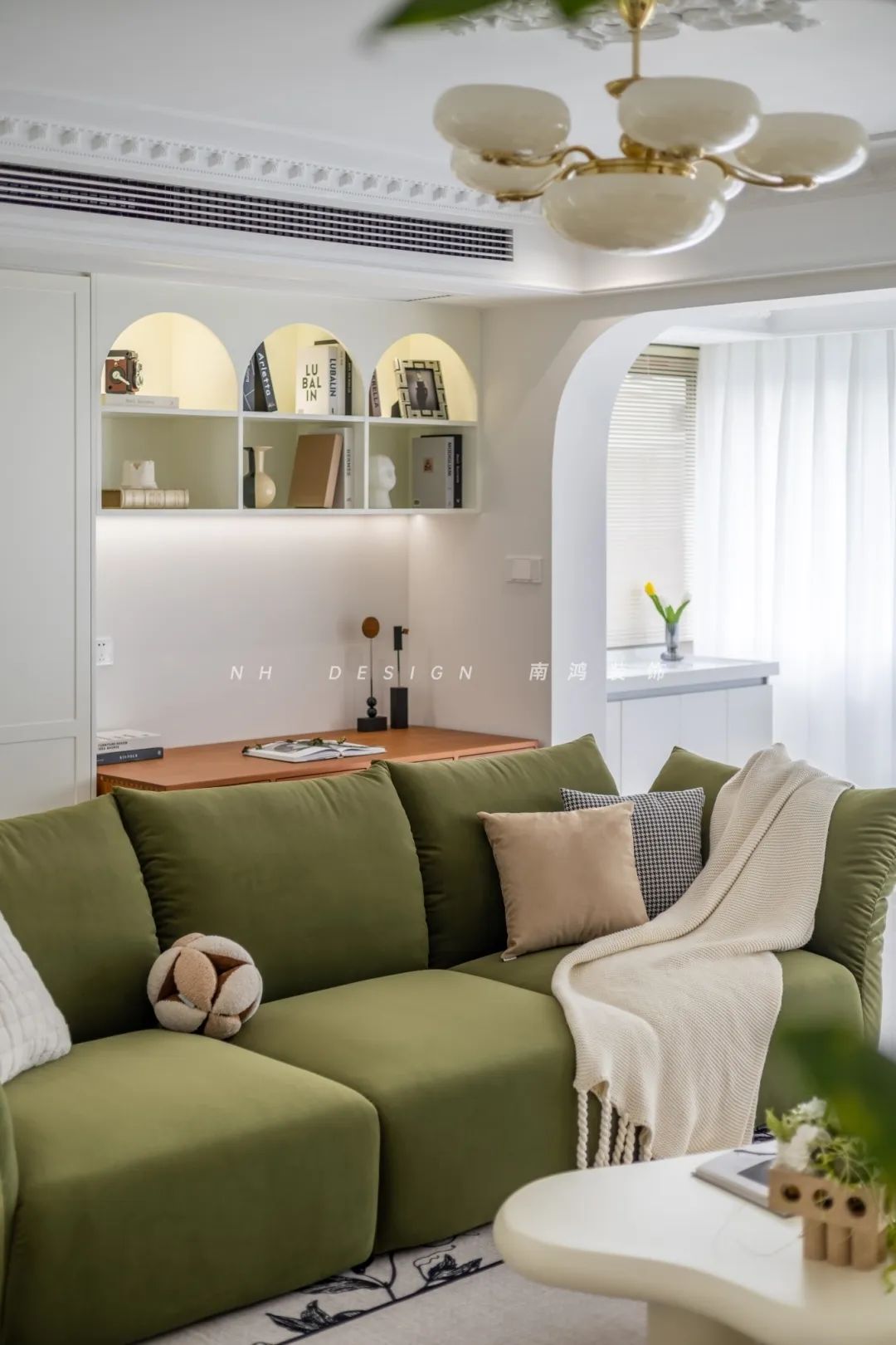 杭州府苑新村104㎡轻法式浪漫家居设计丨中国杭州丨浙江南鸿装饰-54