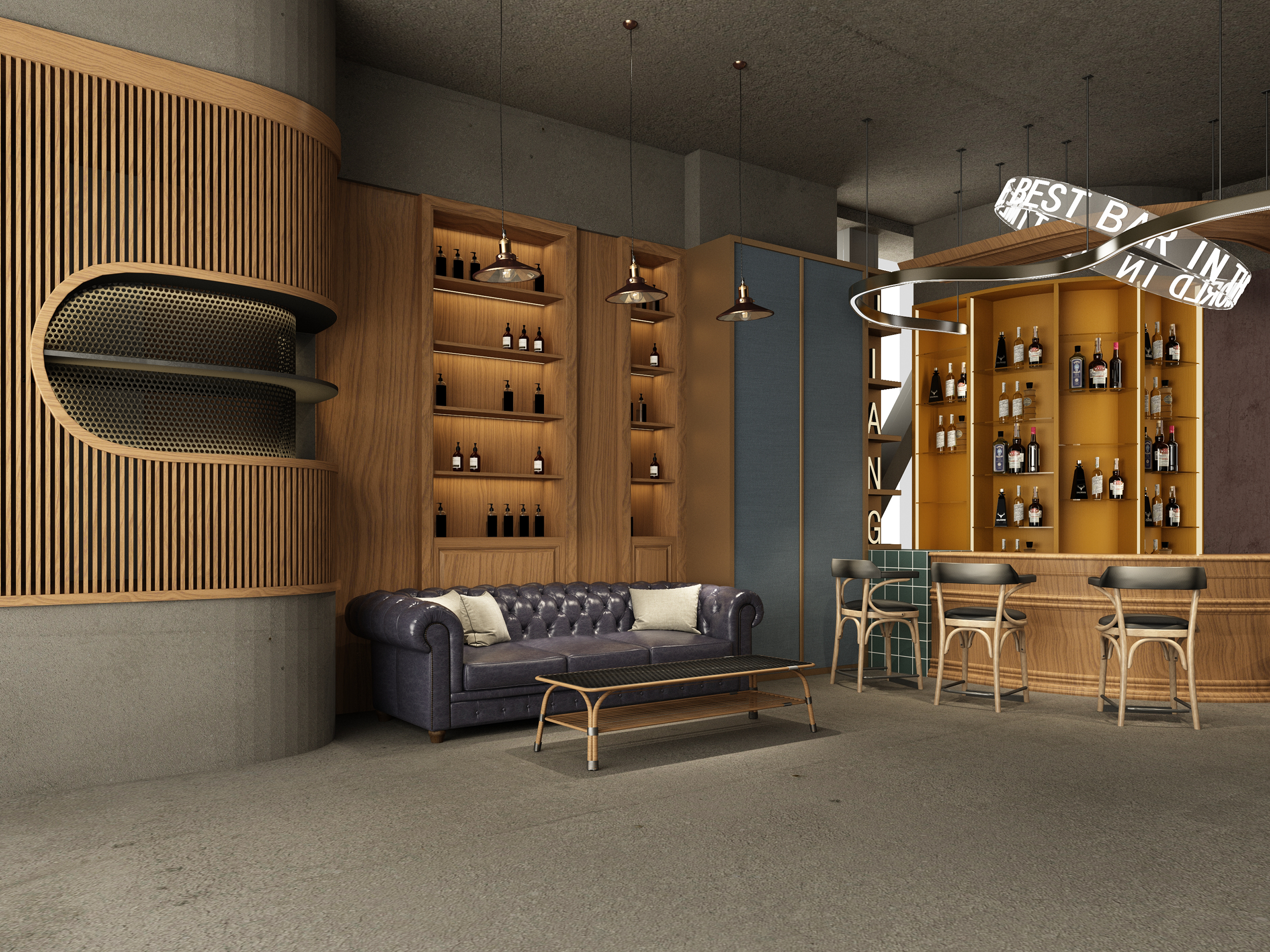 汇港鲁匠男士理发&圆和御方&艺术展厅丨中国宁波丨宁波 ABD 魔戏空间-80