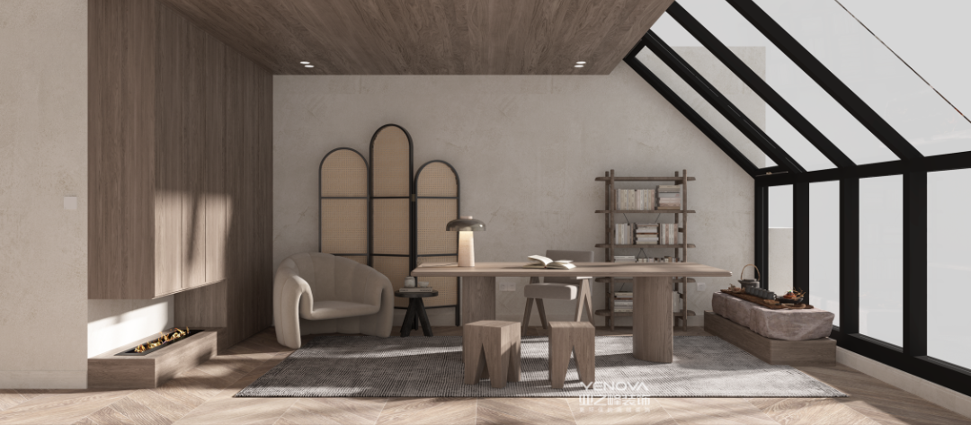 凤凰林溪郡侘寂风别墅丨黄旭-38