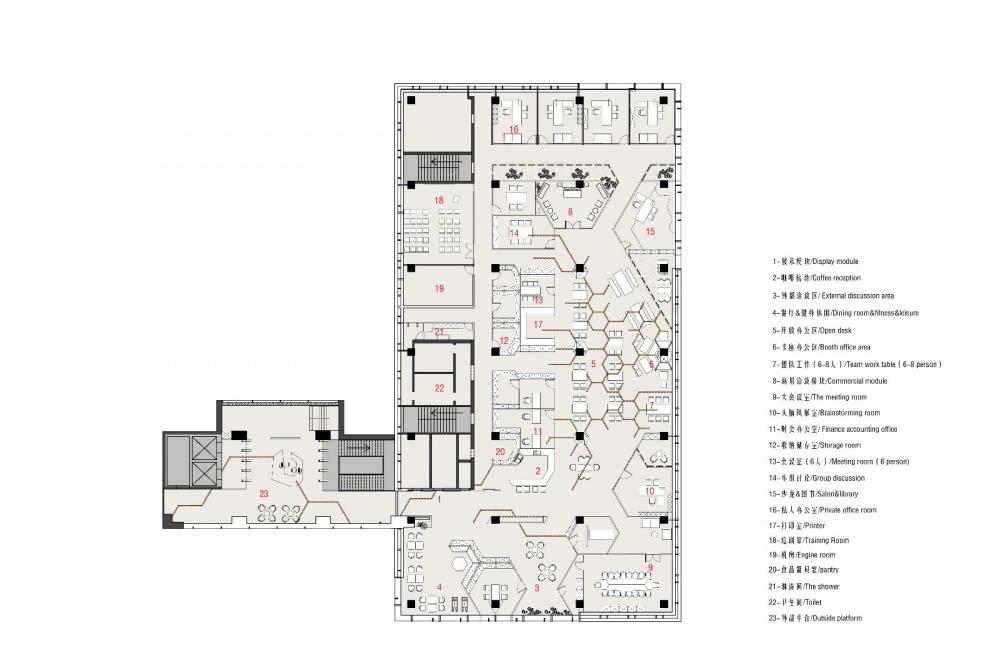 
格斯雅汇办公空间设计-让工作成为享受 -51