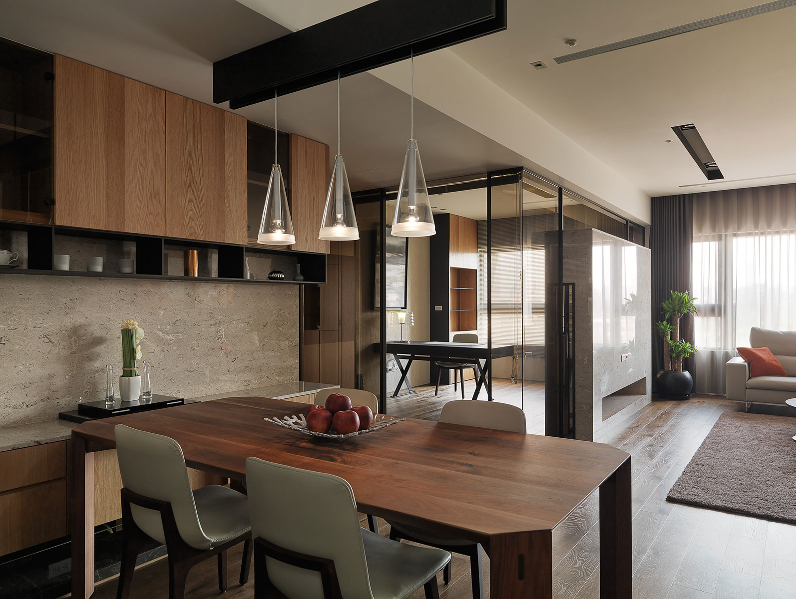 爱的礼物——158㎡明亮温暖宅  里摩设计-9