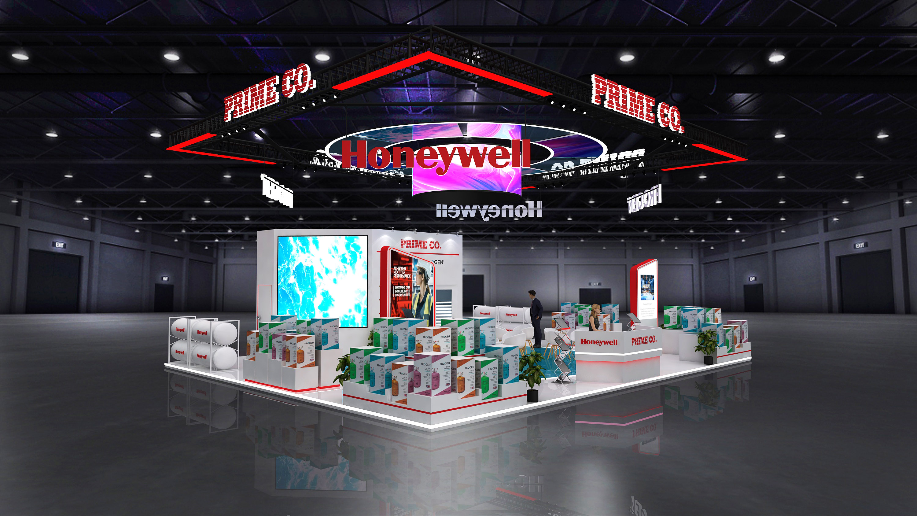 PRIME CO 12X10M STALLDESIGN IN DUBAI-1