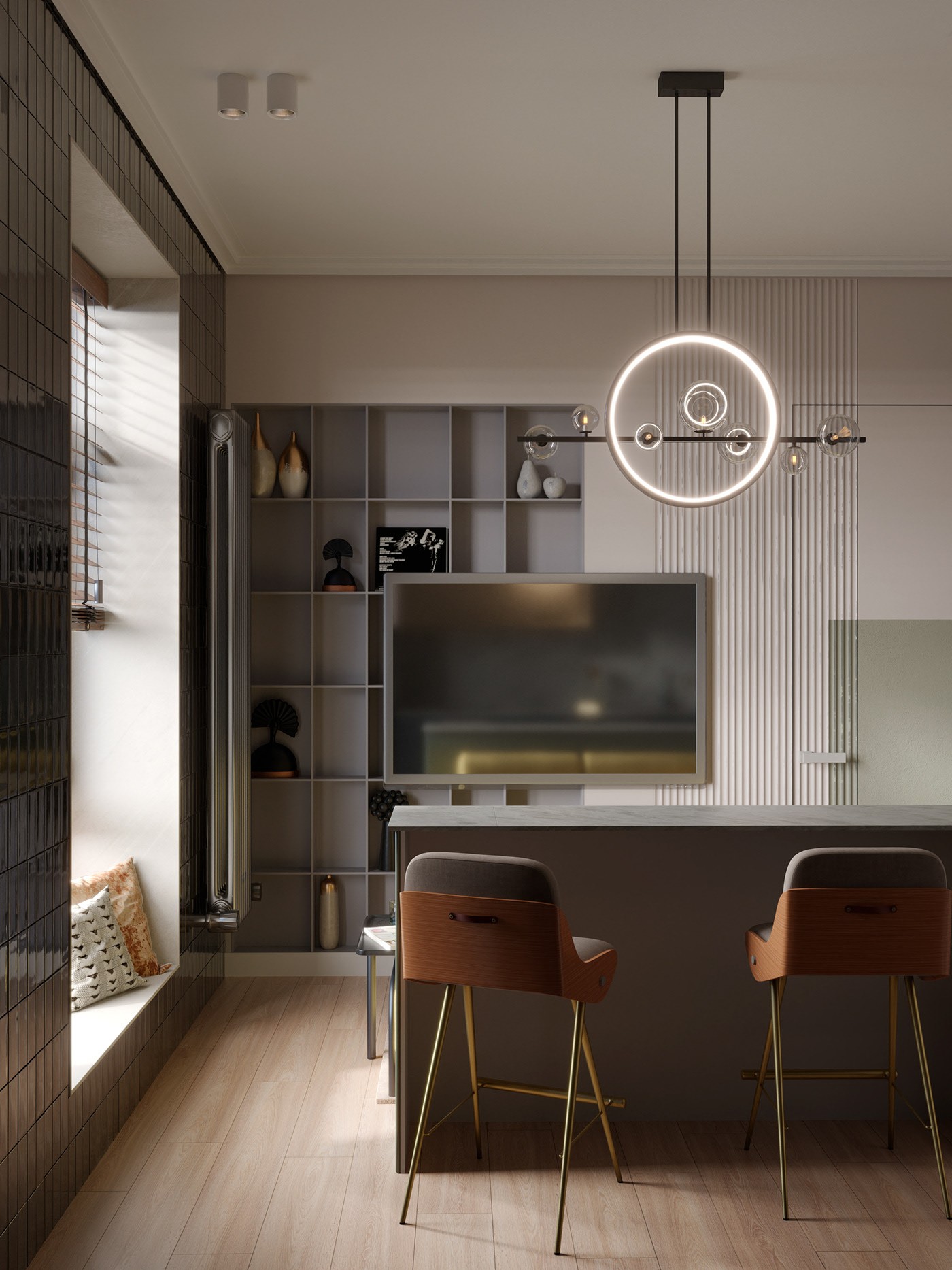 38.5㎡小空间公寓设计 超有质感！-11