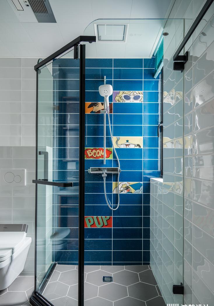 上海老弄堂情怀家居,绿色墨韵温馨一家三口-22