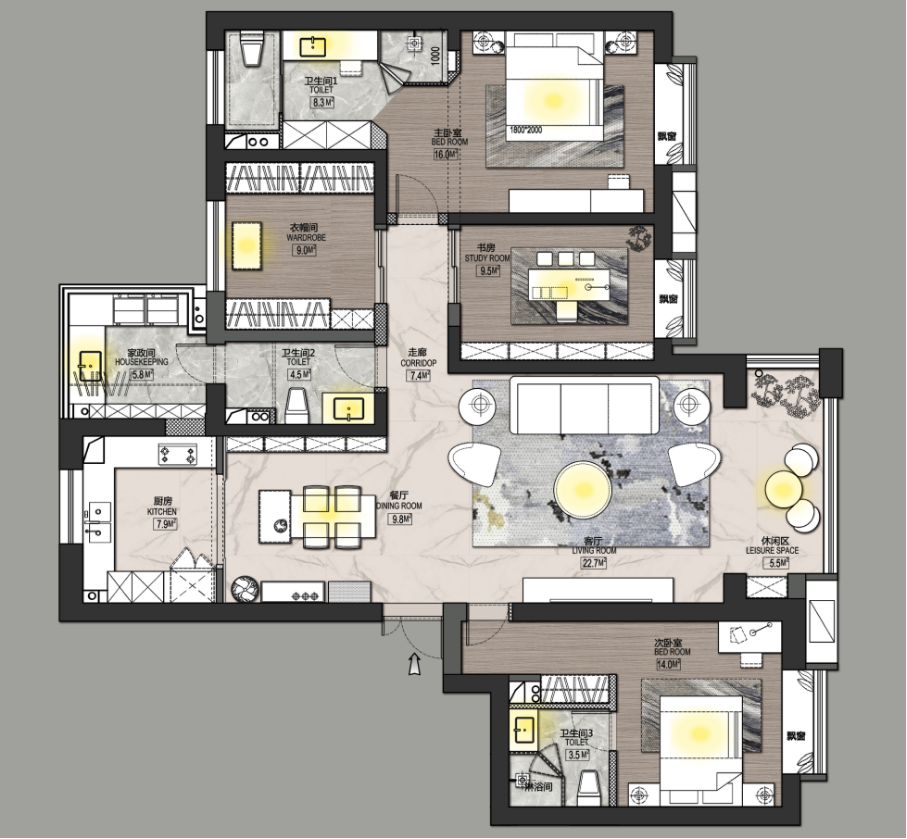 优优简简 | 吕高飞新作,现代极简风格的精致生活-61