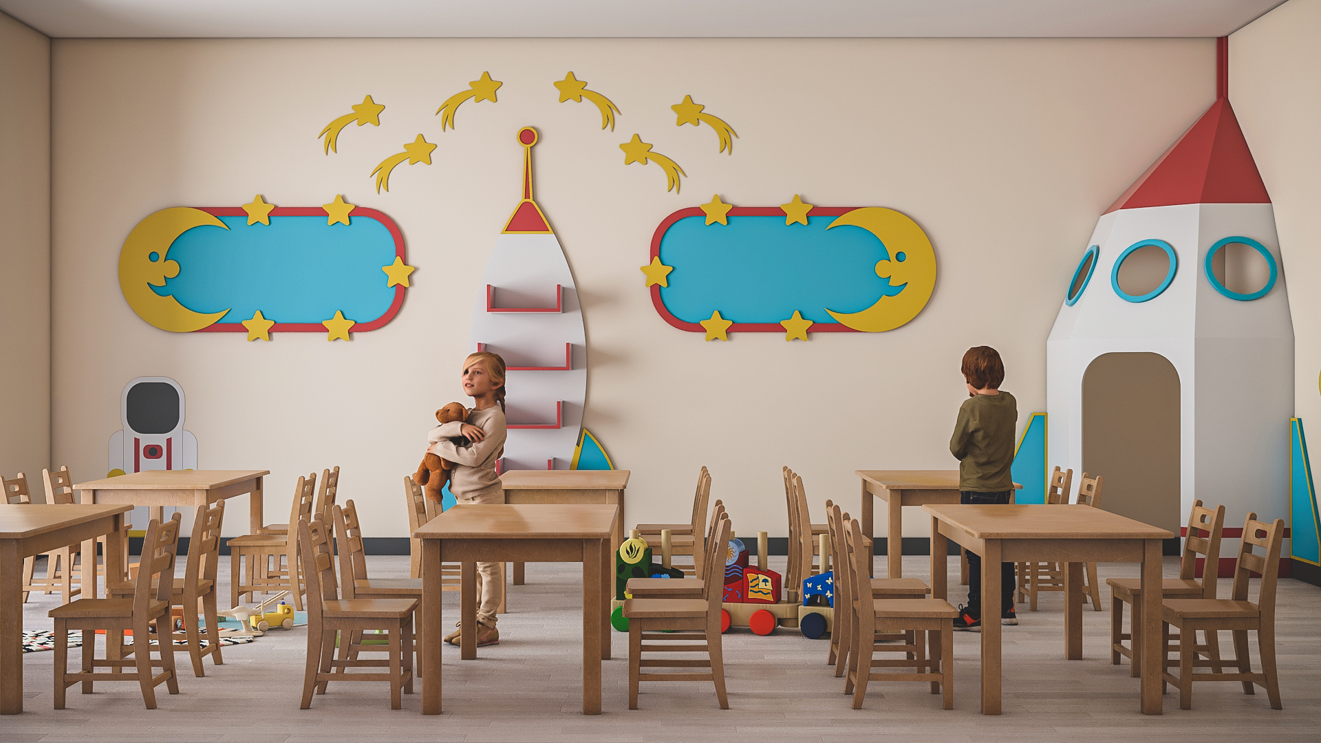 学前教育室内设计丨TurkeyKonya丨İbrahim Çetin Küçük-10