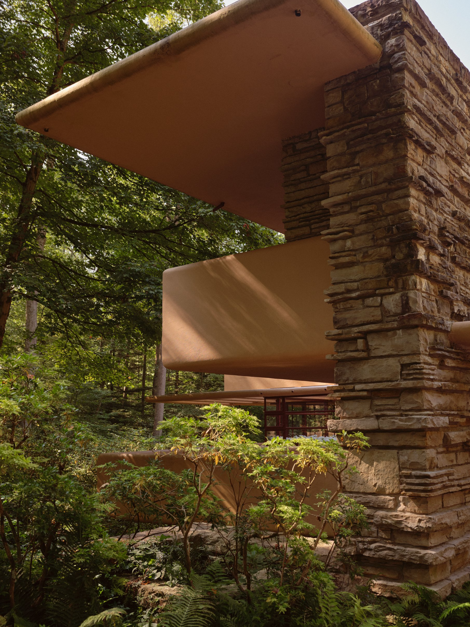 流水别墅丨美国宾夕法尼亚丨弗兰克·劳埃德·赖特-27