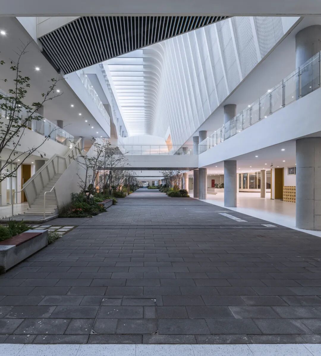 体块丰富的教学综合体：上海世外教育附属相城高新区实验小学-37