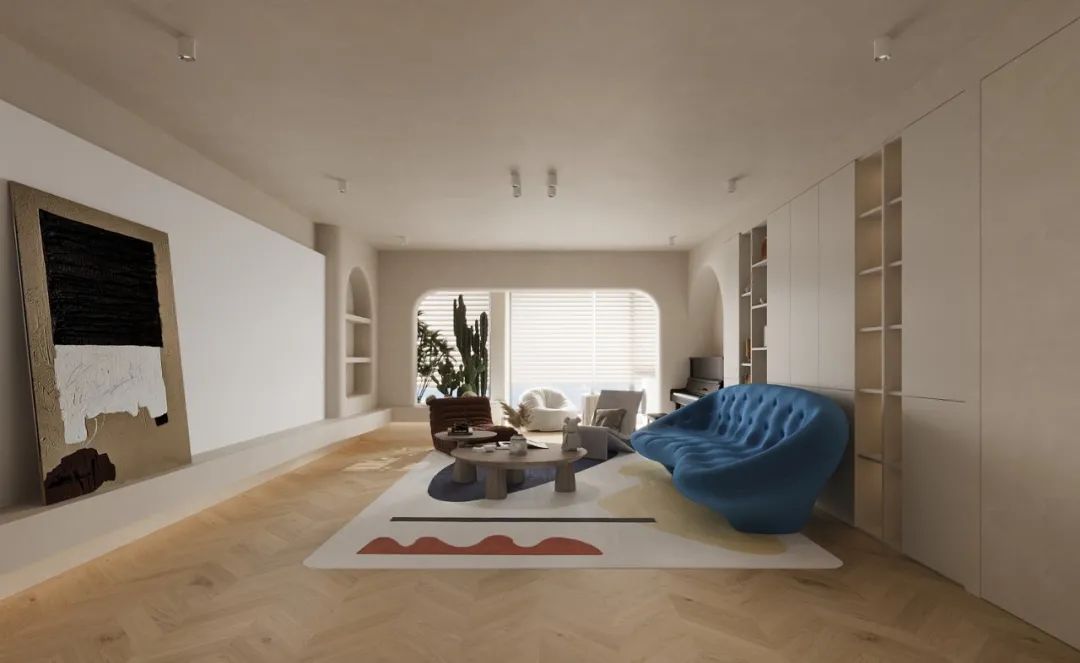 简约纯粹的200㎡之家丨由娜-27