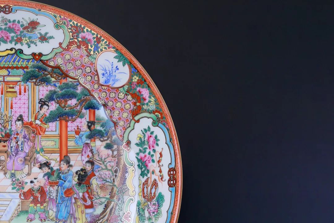 《版纳印象》瓷板画,传统广彩技艺与现代设计的完美结合-64