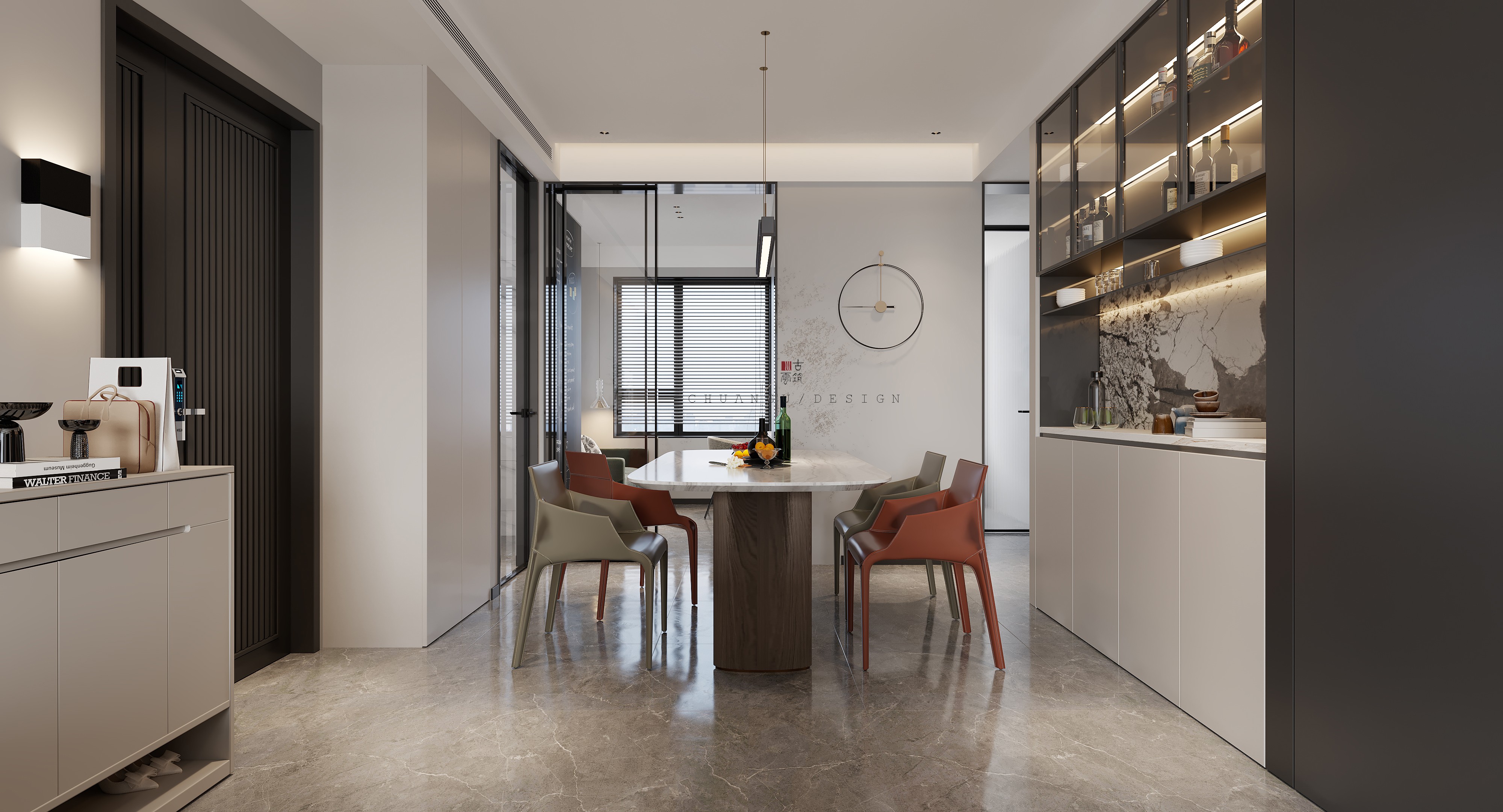 川古云筑丨现代无主灯案例丨中国郑州丨川古云筑空间设计-9