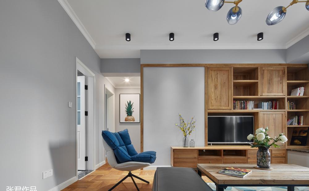 原木北欧风，89 平小户型的逆袭之路-18