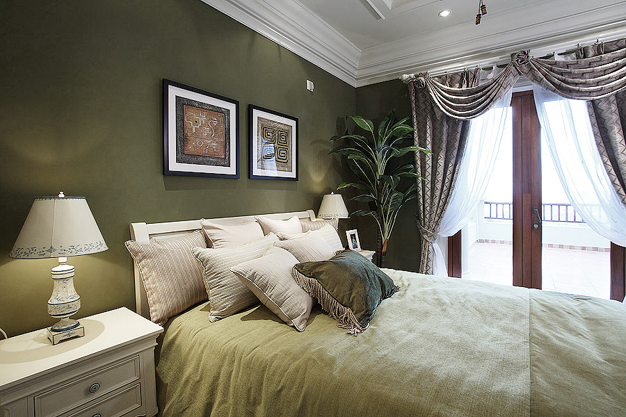 法式简约家装别墅样板房-36