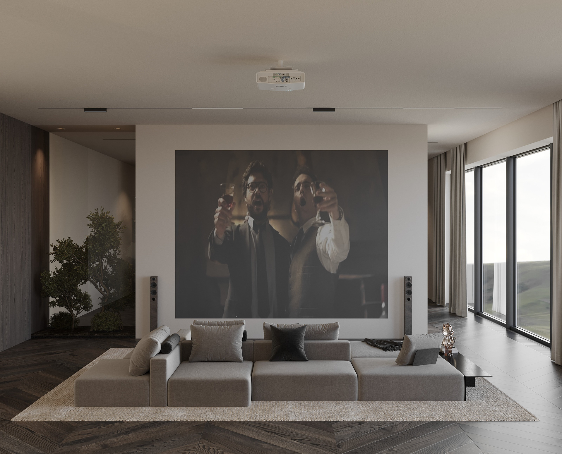 高级灰色系公寓设计 个性与美学的平衡-0