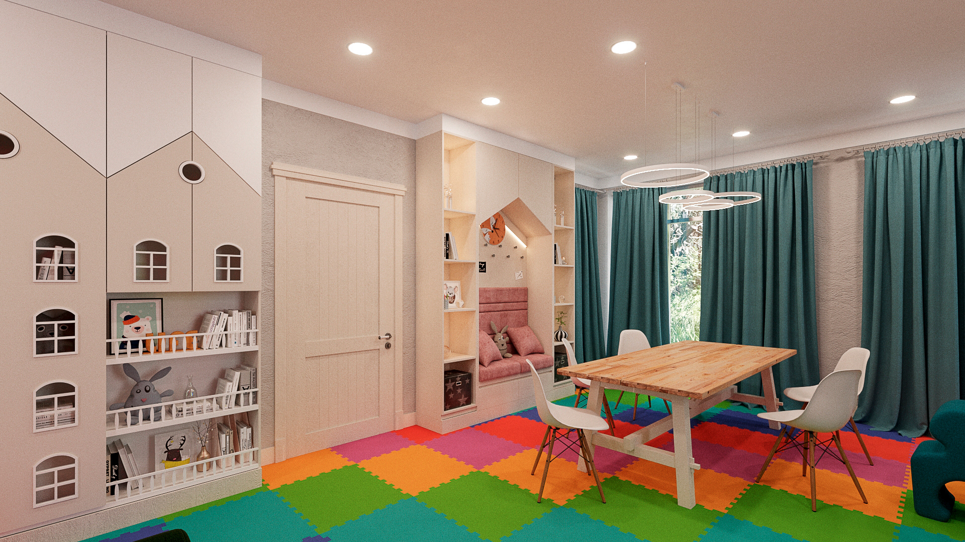 儿童游戏室室内设计-3