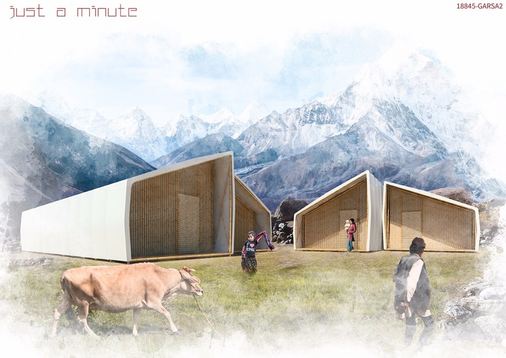 “Just a Minute”临时救济住房概念设计丨尼泊尔-3