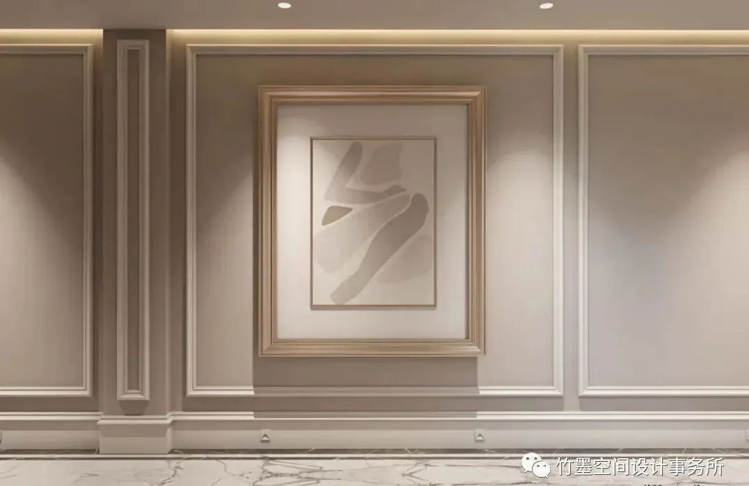 法式轻奢之美·竹墨空间设计事务所 200㎡艺术住宅-50