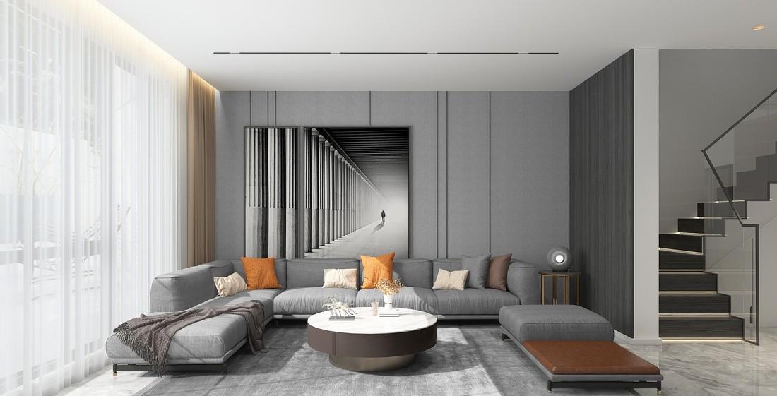 现代黑白灰家居，打造浪漫生活空间-4