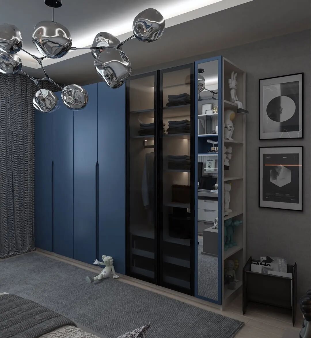 30款儿童房衣柜定制案例丨中国唐山丨业之峰-18